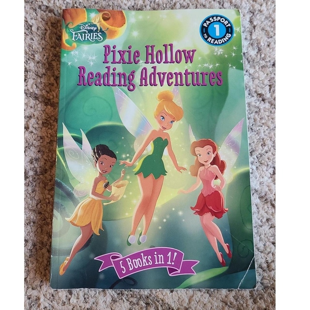 Disney Fairies Pixie Hollow Reading Adventures 5 Books in 1 Level 1 Paperback